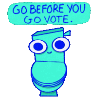 Go Before You Go Vote Lcv Sticker - Go Before You Go Vote Lcv Go Vote Stickers