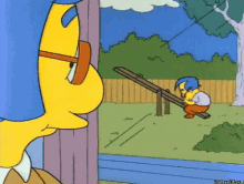 Milhouse Playing Alone - The Simpsons GIF - The Simpsons Seesaw Milhouse GIFs