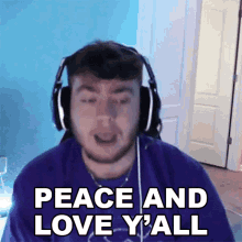 Peace And Love Yall Superevan GIF - Peace And Love Yall Superevan Peace And Love Everyone GIFs