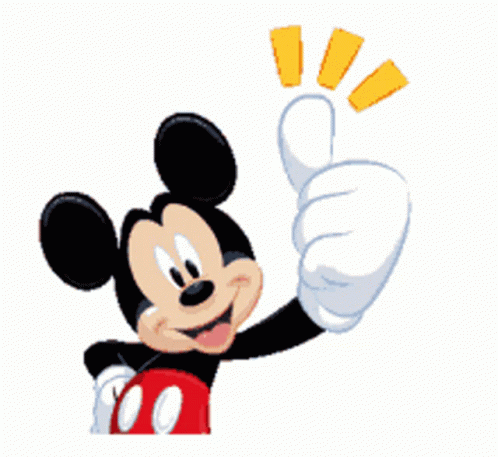 Mickey Mouse Bye Gif