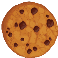 Biscuit Cookie Sticker - Biscuit Cookie Chocolate Chips Stickers