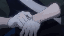 Overhaul Takes Glove Off GIF - Overhaul Takes Glove Off Gloves GIFs