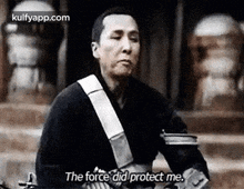 The Force Did Protect Me..Gif GIF - The Force Did Protect Me. Rogue One Hindi GIFs