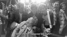The Vamps: What The Hell Happened Last Night? GIF - Thevamps Connorball Bradleysimpson GIFs
