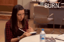 Parks And Rec April Ludgate GIF - Parks And Rec April Ludgate Burn GIFs