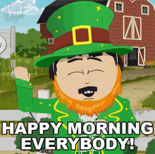 Happy Morning Everybody Randy Marsh GIF - Happy Morning Everybody Randy Marsh South Park GIFs