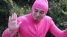 Pink Guy No GIF - Pink Guy No Nope GIFs