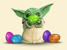 Easter Baby Yoda Baby Yoda Easter GIF - Easter Baby Yoda Baby Yoda Easter Easter GIFs