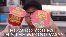 How Do You Eat This The Wrong Way GIF - How Do You Eat This The Wrong Way Cup Noodles GIFs