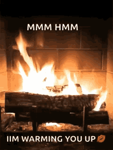 Fire Place Im Warming You Up GIF - Fire Place Fire Im Warming You Up GIFs