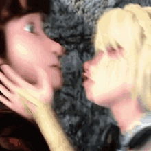 Kiss Hiccup GIF - Kiss Hiccup Astrid GIFs