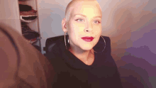 Beautiful Woman Bald GIF - Beautiful Woman Bald Head Shave GIFs