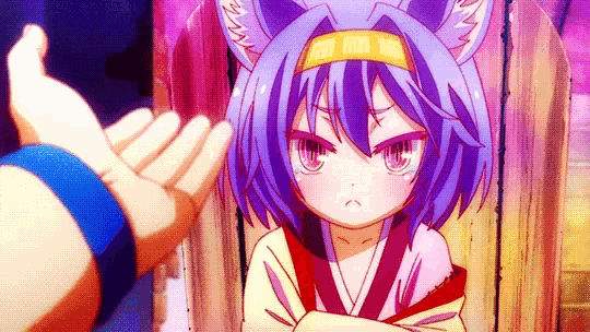 Hatsuse Izuna Give It Gif Hatsuse Izuna Give It No Game No Life Discover Share Gifs
