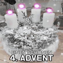 Vierter Advent Kerze GIF - Vierter Advent Advent Kerze GIFs