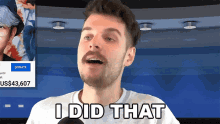 I Did That Benedict Townsend GIF - I Did That Benedict Townsend Youtuber News GIFs