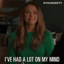 Ive Had A Lot On My Mind Liza Miller GIF - Ive Had A Lot On My Mind Liza Miller Younger GIFs