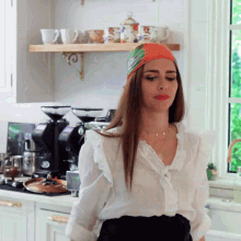 Delicious Pasta Queen GIF - Delicious Pasta Queen Smell GIFs