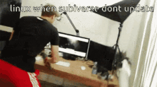 Mad Linux GIF - Mad Linux Pc GIFs