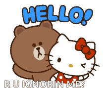 Hello Kitty Are You Ignoring Me GIF - Hello Kitty Hello Are You Ignoring Me GIFs