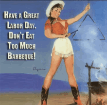 Have A Great Labor Day Dont Eat Too Much GIF - Have A Great Labor Day Dont Eat Too Much Bbq GIFs