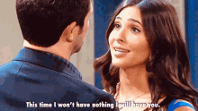Dool Days Of Our Lives GIF - Dool Days Of Our Lives This Time I Wont Have Nothing GIFs