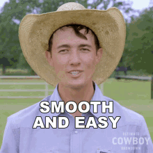 Smooth And Easy Tyler Kijac GIF - Smooth And Easy Tyler Kijac Ultimate Cowboy Showdown GIFs