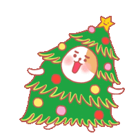Merry Christmas Christmas Tree Sticker - Merry Christmas Christmas Christmas Tree Stickers