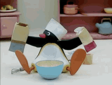 Pingu Baking GIF - Pingu Baking Cooking GIFs