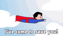 Ive Come To Save You GIF - Superman Save Fly GIFs