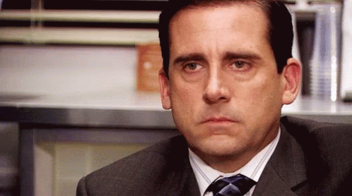 Michael Scott The Office GIF - Michael Scott The Office Unhappy - Discover  &amp; Share GIFs