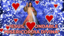 jesus insondable misericordia divina hearts sign of the cross