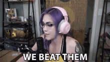 we beat them we got them we won winner streamer we beat them we got them we won winner streamer