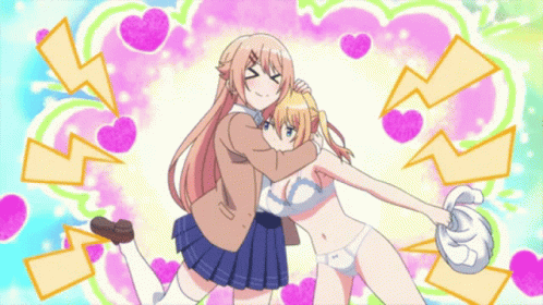 Anime Boob Hug Gifs Tenor