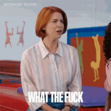 What The Fuck Did You Do Anne GIF - What The Fuck Did You Do Anne Workin Moms GIFs