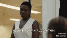 You'Re Not An Algorithm. You'Re Not A Machine. You'Re Human. GIF - Shaunette Renee Wilson Stephanie Reed Not A Robot GIFs