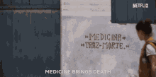medicine brings death graffiti healthcare hospital healthy