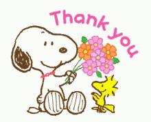 Snoopy Thank You Gifs Tenor