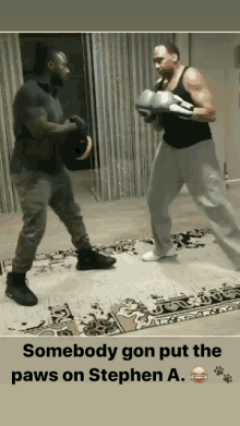 Stephen A Smith Mitts GIF - Stephen A Smith Mitts Boxing GIFs
