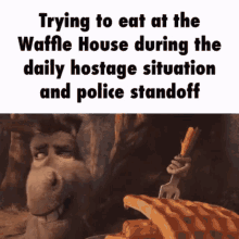 Donkey Waffle House GIF - Donkey Waffle House GIFs