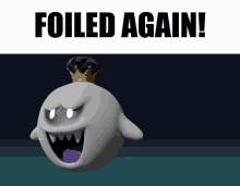 Foiled Again King Boo GIF - Foiled Again King Boo Luigis Mansion3 GIFs