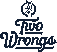 Two Wrongs Two Wrongs Portland Sticker - Two Wrongs Two Wrongs Portland Two Wrongs Pdx Stickers