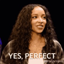 Yes Perfect Tinashe GIF - Yes Perfect Tinashe Bear Witness Take Action GIFs