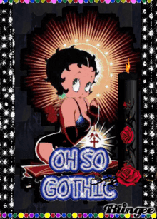 Oh So Gothic Betty Boop GIF - Oh So Gothic Betty Boop Pose GIFs