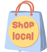 Shop Local Business Sticker - Shop Local Shop Local Stickers
