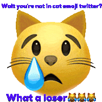 Cat Emoji Sad Sticker - Cat Emoji Cat Sad Stickers