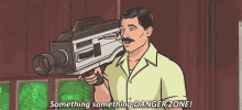 Not Knowing The Lyrics GIF - Archer Sing Danger Zone GIFs