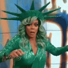 Wendy Williams Shocked GIF - Wendy Williams Shocked Statue Of America GIFs