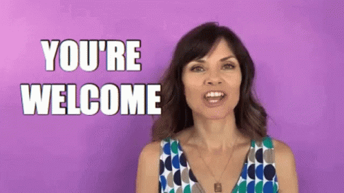 Your Happy Workplace Wendy Conrad GIF - Your Happy Workplace Wendy Conrad Youre Welcome GIFs