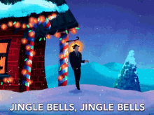 Jingle Bells Jingle Bells Frank Sinatra GIF - Jingle Bells Jingle Bells Frank Sinatra Jingle Bells GIFs