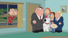 Window Creeper GIF - Family Guy Peter Griffin Meg GIFs